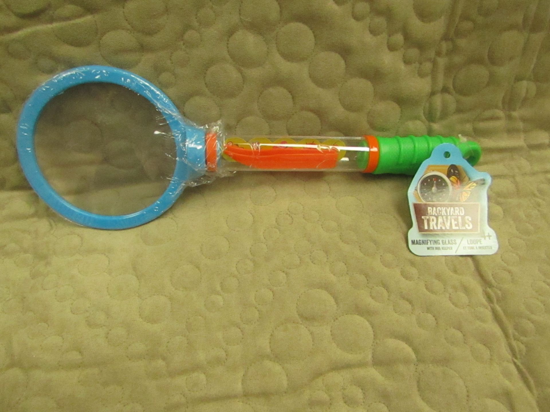 24x Backyard Travels - Magnifying Glass With Bug Keeper - All Unused With Original Tags & Boxed.