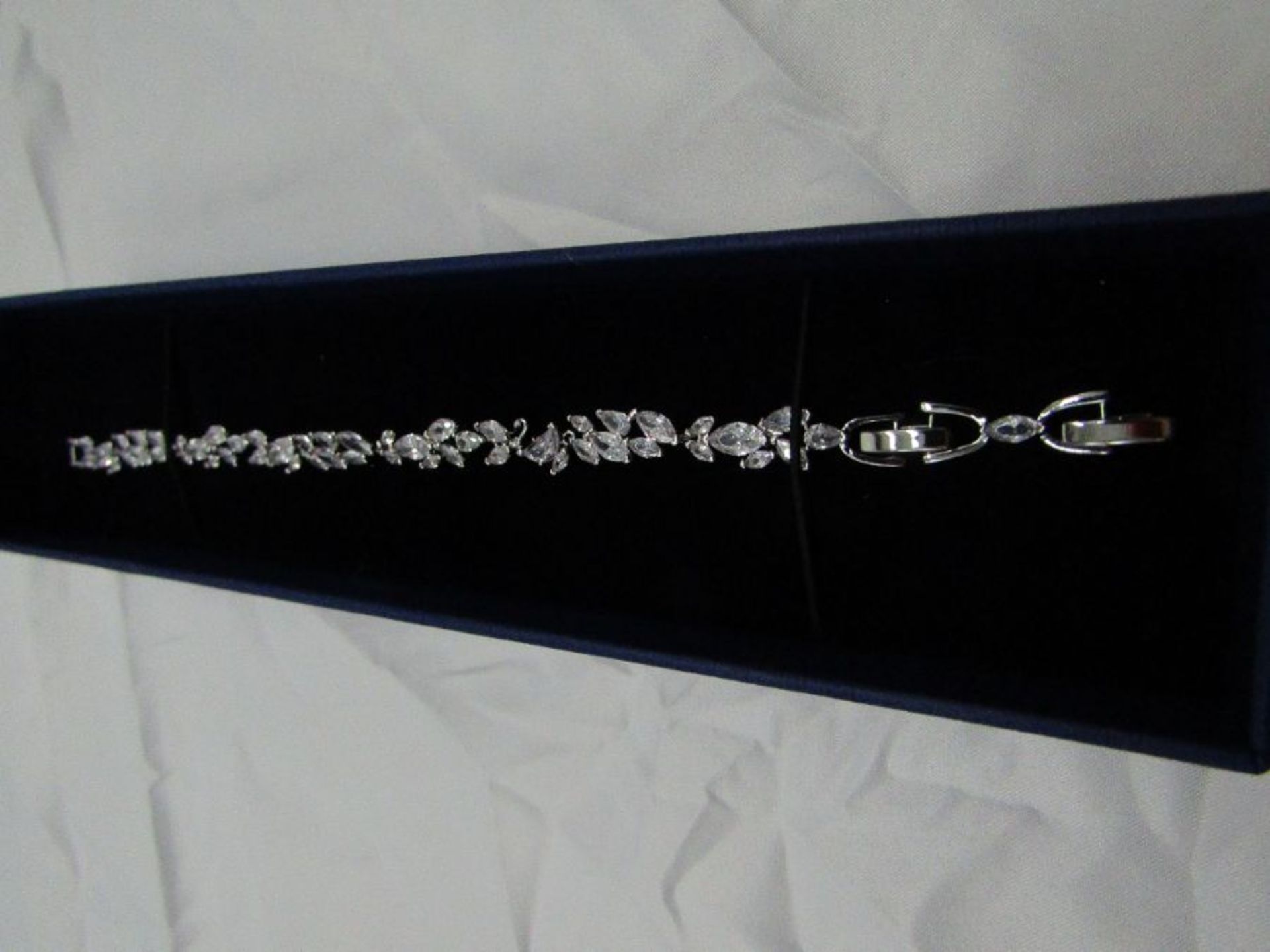 Swarovski 5419244 Louison Rhodium Plated bracelet, new in presentation box and gift bag. - Image 2 of 2