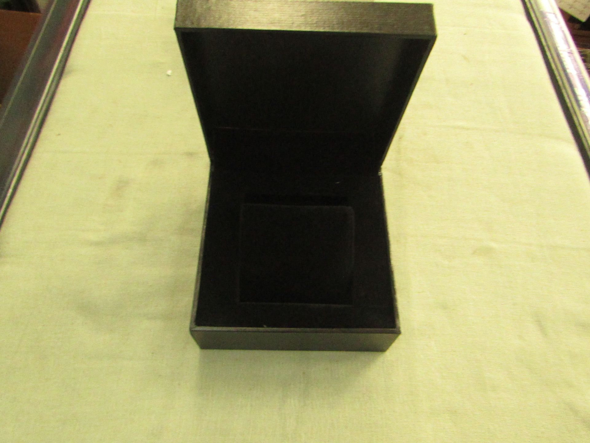 5x Unbranded - Black Jewellery / Watch Boxes - All Unused.