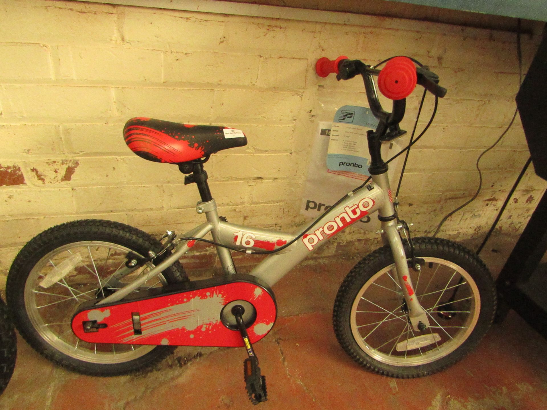 | 1X | PRONTO 16 INCH CHILDREN BICYCLE | USED CONDITION UNCHECKED | NO ONLINE RESALE | SKU - | RRP £