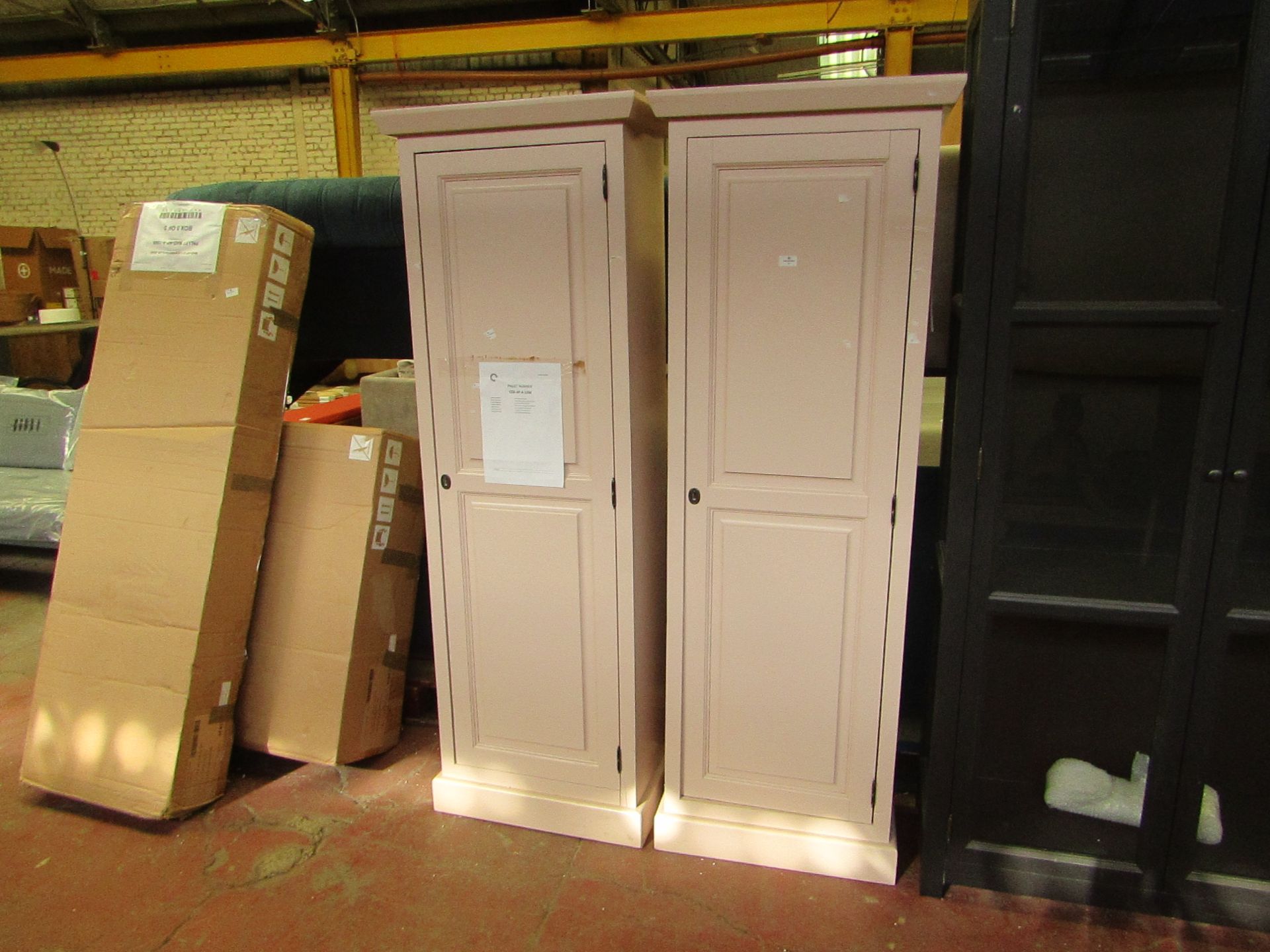 | 2X | COX & COX PETITE CABINET, BLUSH | BOTH HAVE VARIOUS IMPERFECTIONS VIEWING ADVISED | RRP £