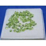 ** NO BUYERS COMMISSION ON THIS LOT ** Natural Peridot 21.70 Carat - 104 Pieces - Brilliant