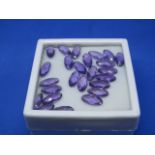 **No Buyers Commission on this lot ** IGL&I CertifiedÿNatural Brazilian Amethyst - 25 Pieces - 53.00