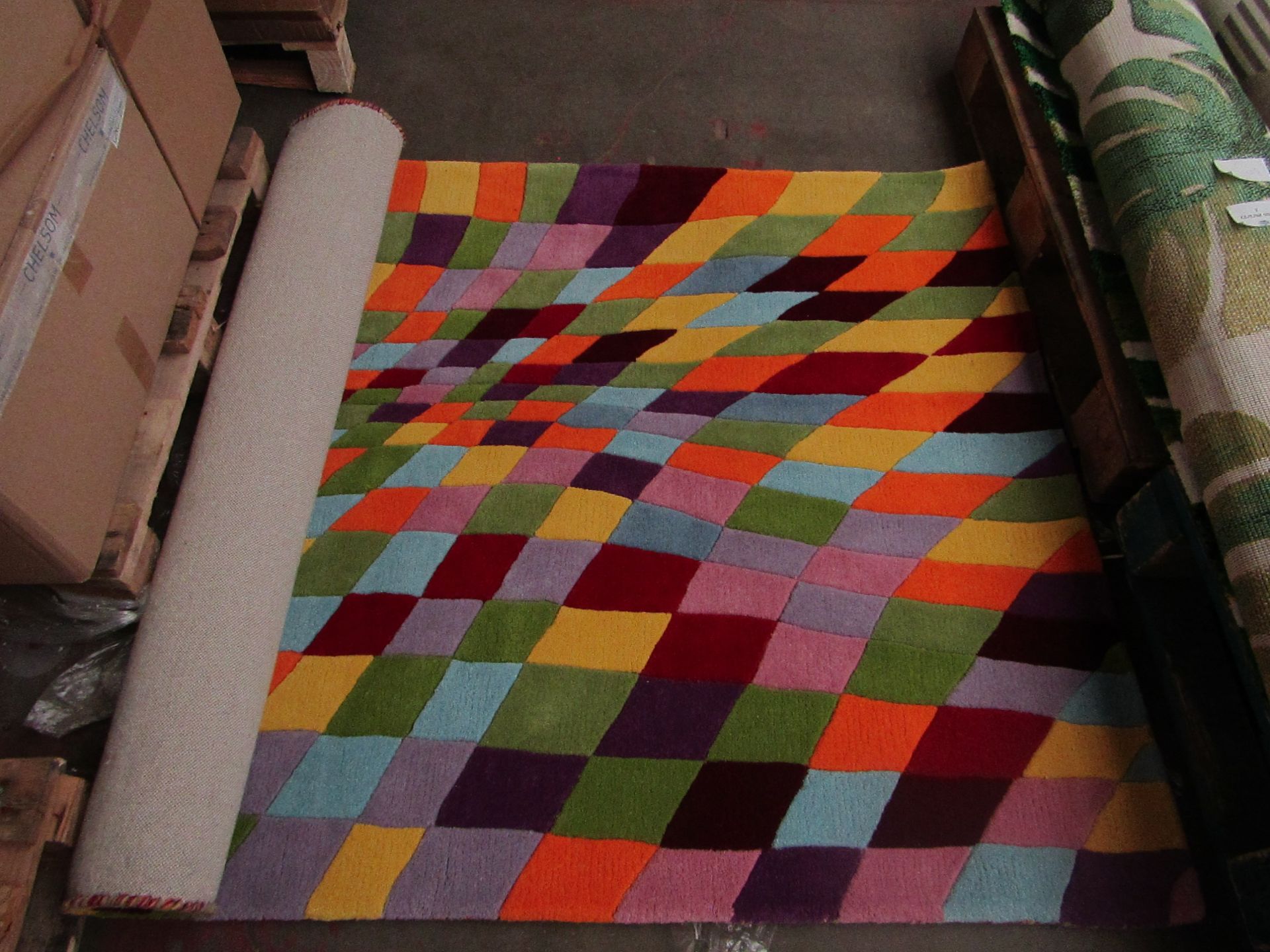 1 x La Redoute So-Home Prism Pattern Rug In Multicolour 120X170Cm RRP £369.00 SKU LAR-DIR-