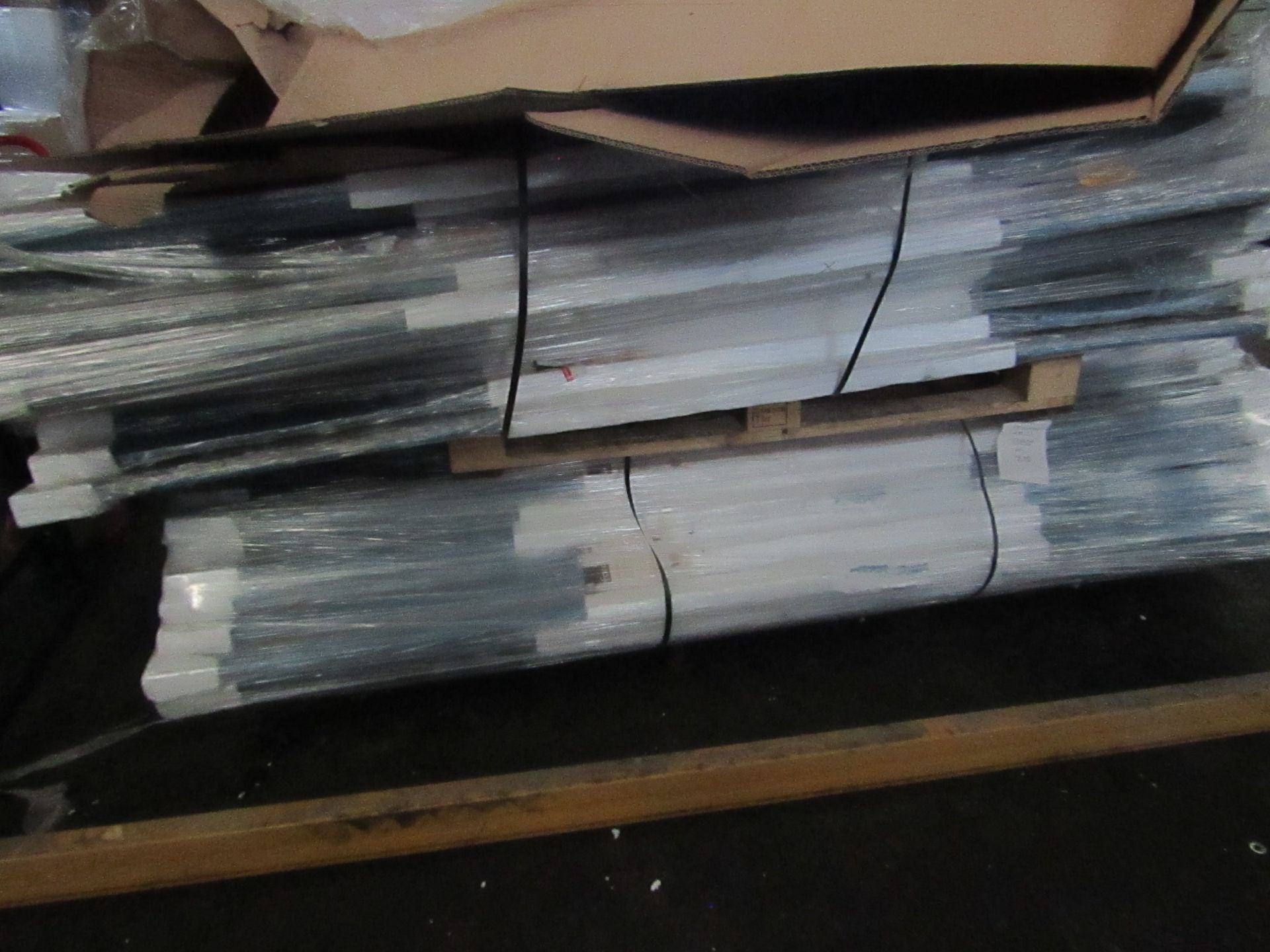 1x 5ft pallet of Wardrobe Mirror doors, All unchecked but look to be packaged