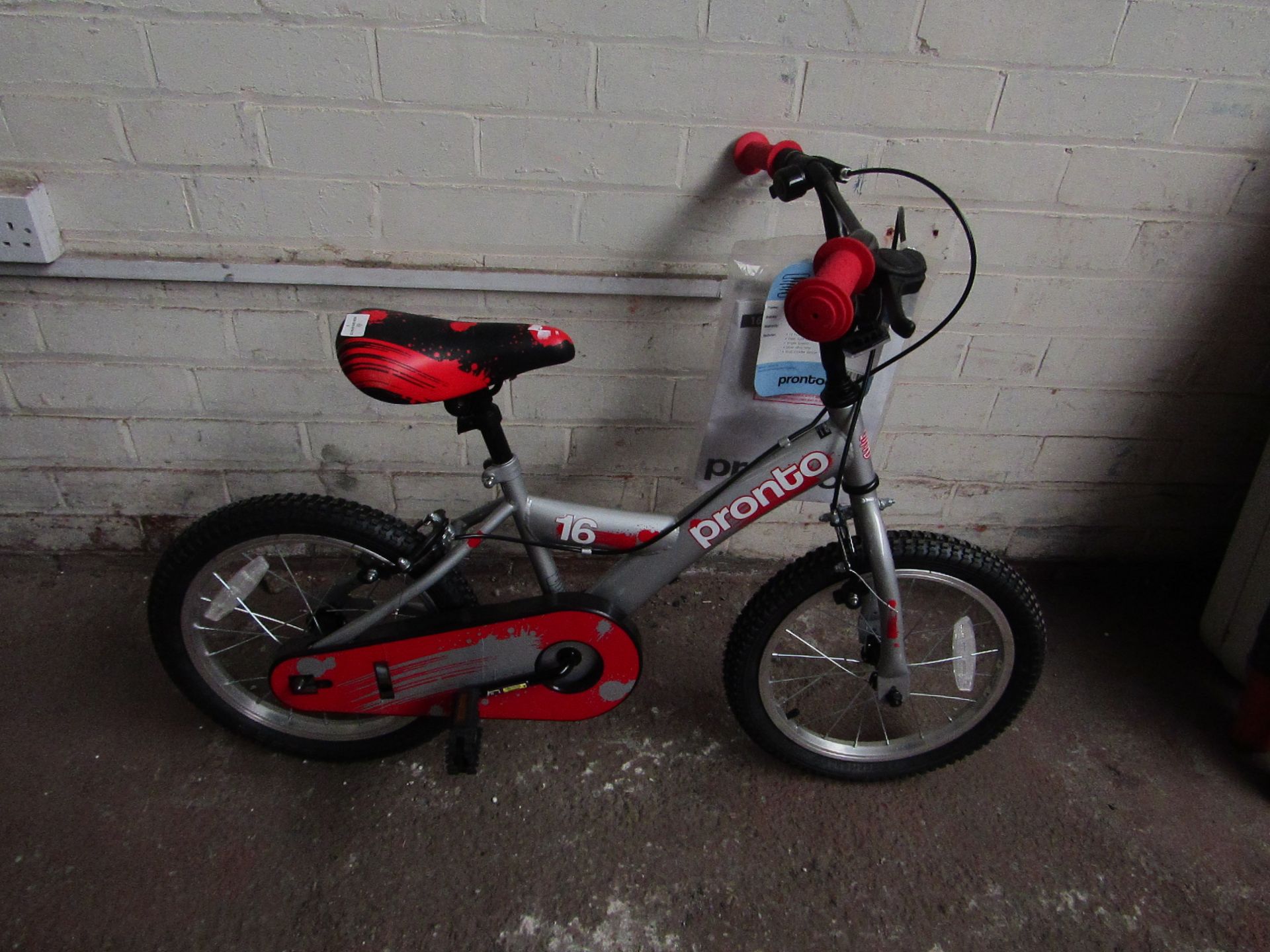 | 1X | PRONTO 16 INCH CHILDREN BICYCLE | USED CONDITION UNCHECKED | NO ONLINE RESALE | SKU - | RRP £