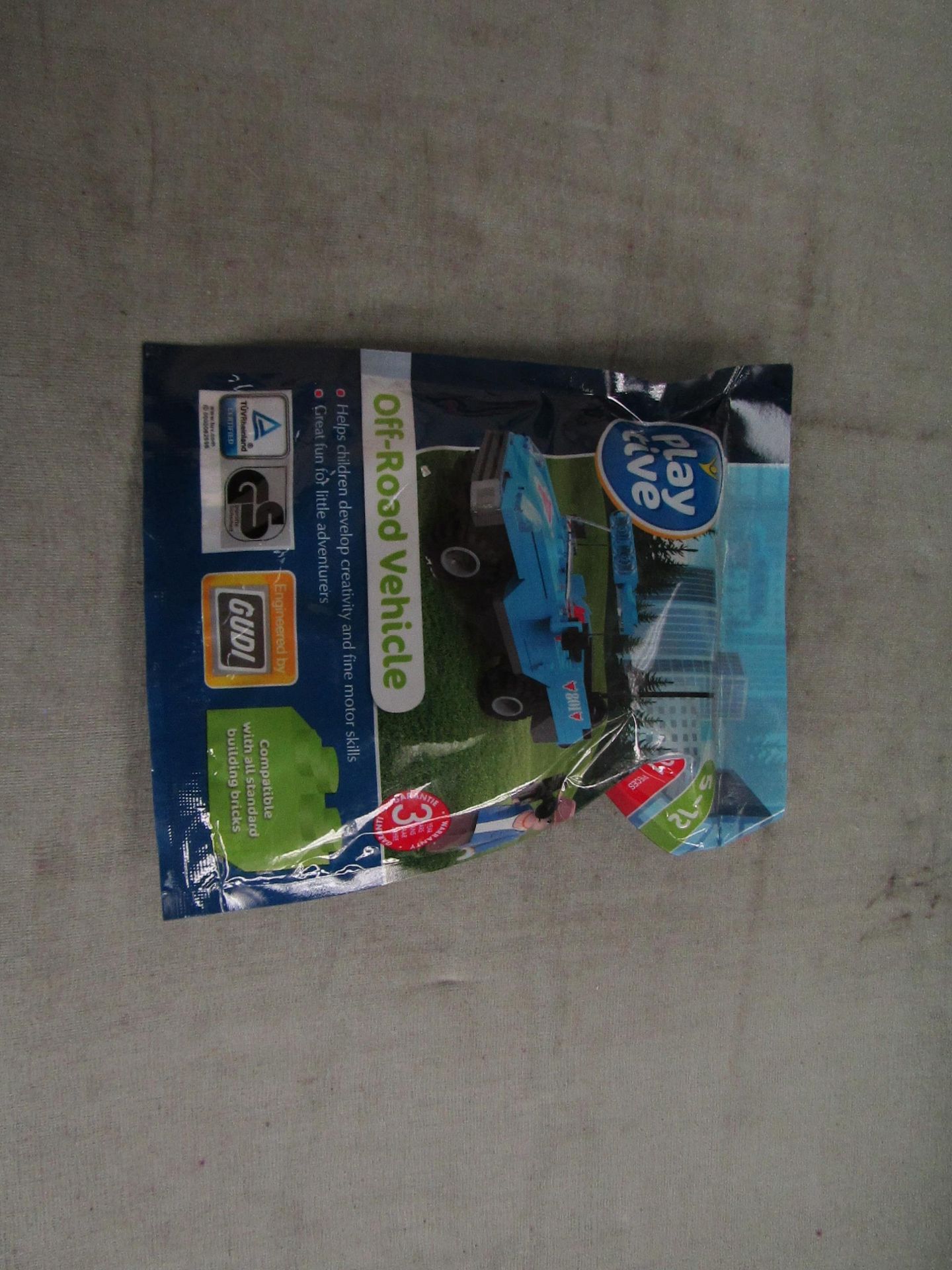 4x Play Tive - Build Your Own Blue Off-Road Vehicle - Unused & Packaged.