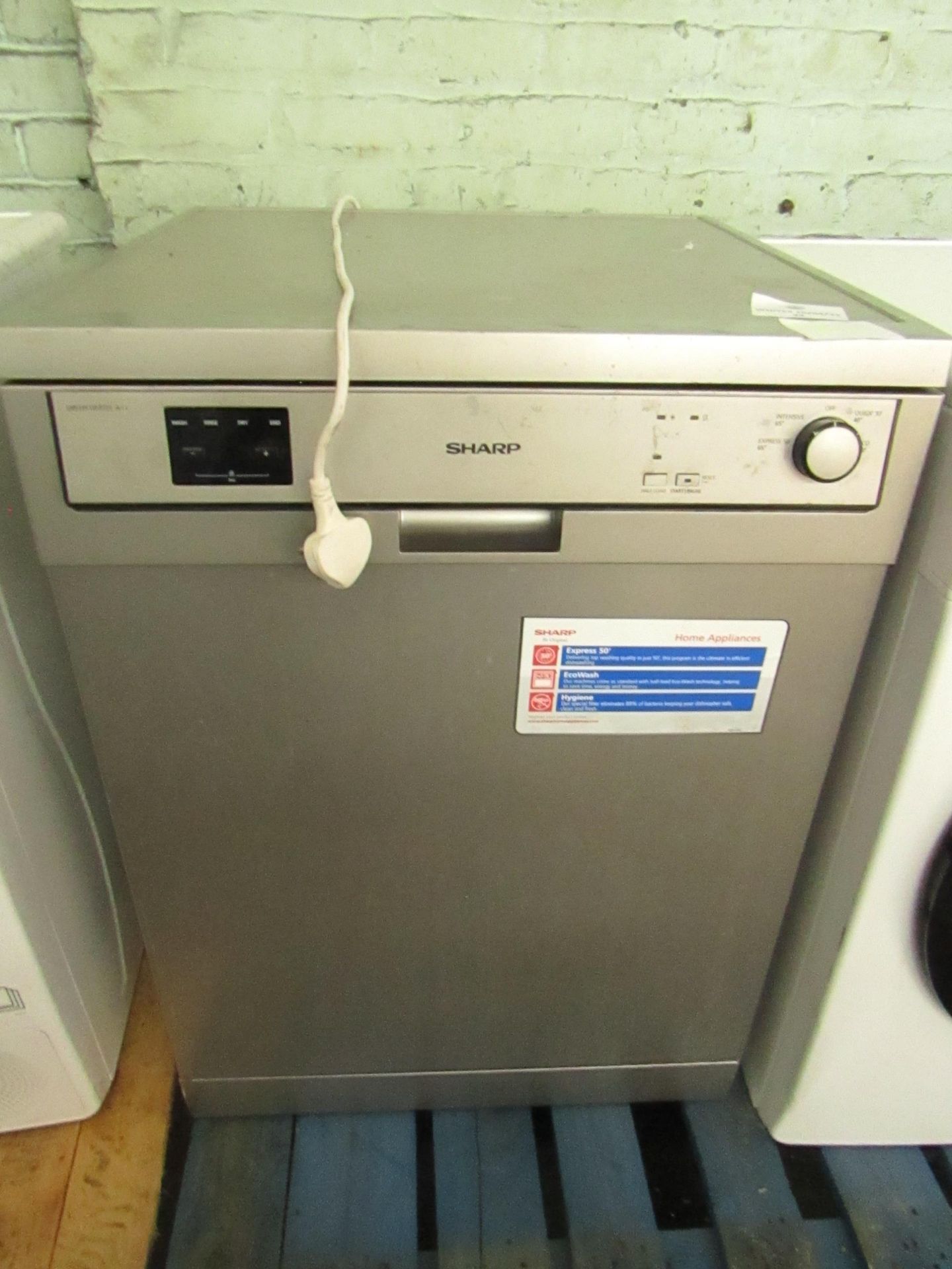 Sharp - QW-HX13F472S A++ Dish Washer - No Power.