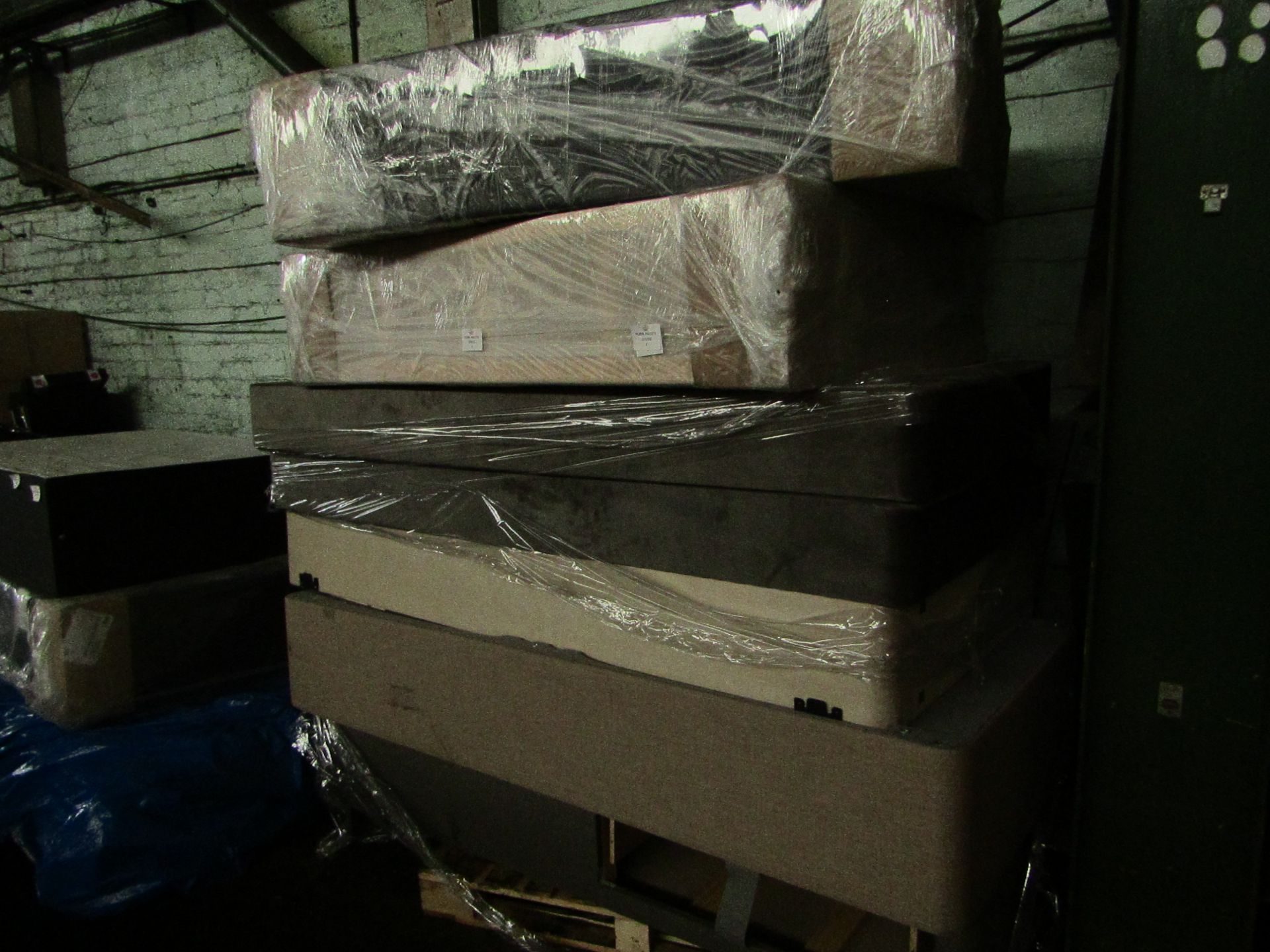 | 1X | PALLET OF FAULTY / MISSING PARTS / DAMAGED CUSTOMER RETURNS FROM CARPET RIGHT BEDS