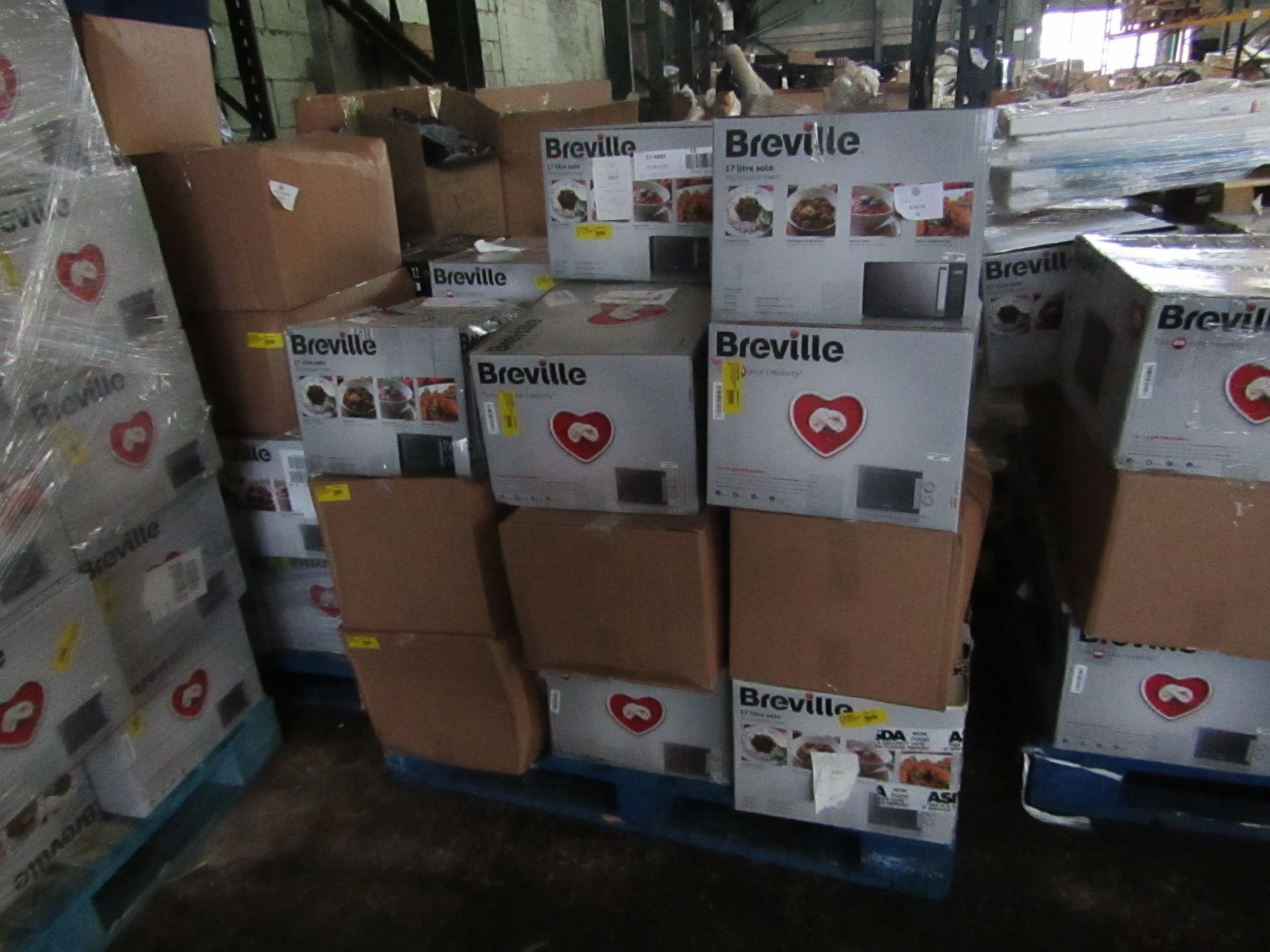 | 1X | PALLET OF APPROX 20 X RAW CUSTOMER RETURNS MICROWAVES ALL BOXED BUT SOME IN NON ORIGINAL