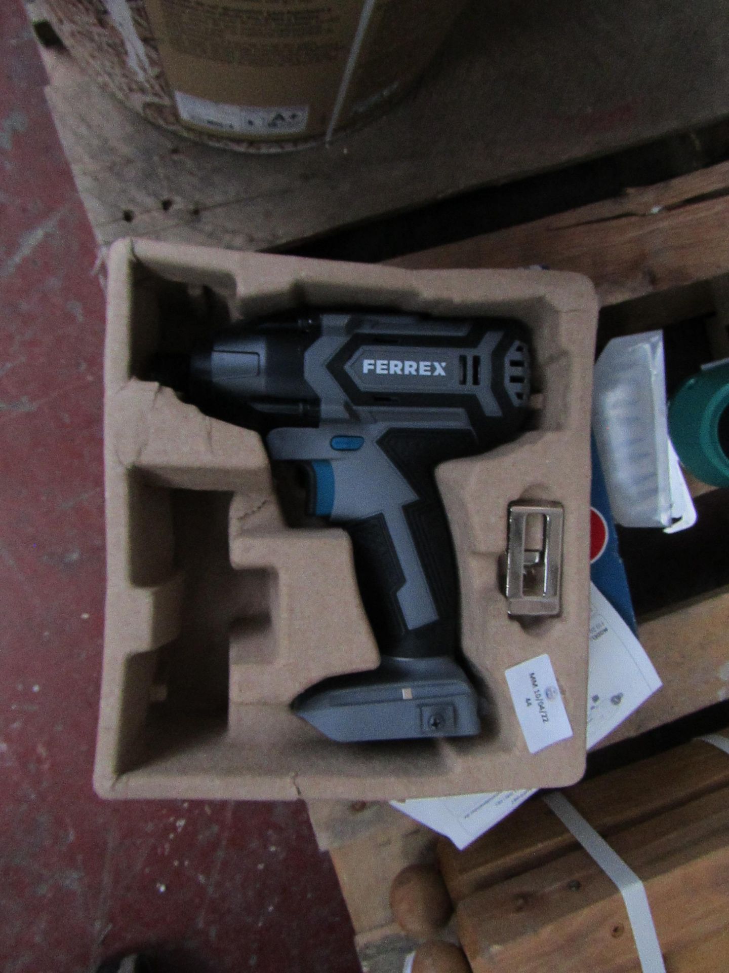 Ferrex 20v Cordless impact driver, missing battery and charger but looks new