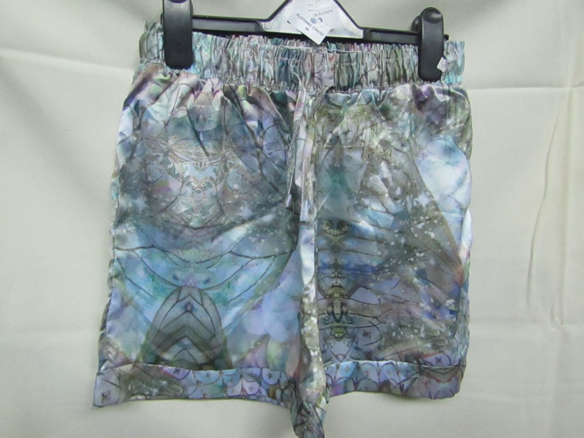 Pretty Little things ladies satin shiorts, size 8, sample