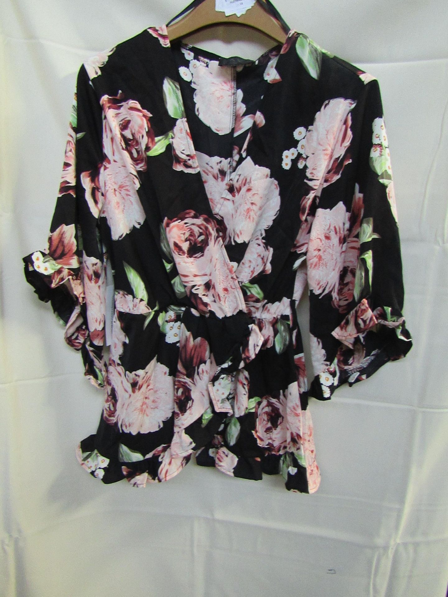 AX Paris Floral Print Blouse, Size 14, Sample