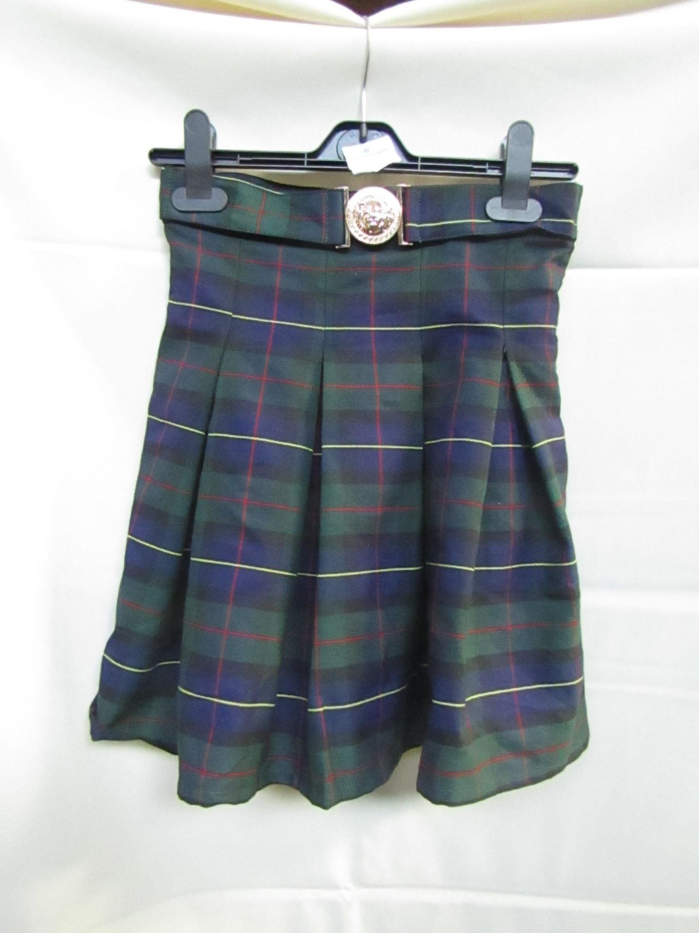 Unique 21, tartan print skirt, size 8, Sample