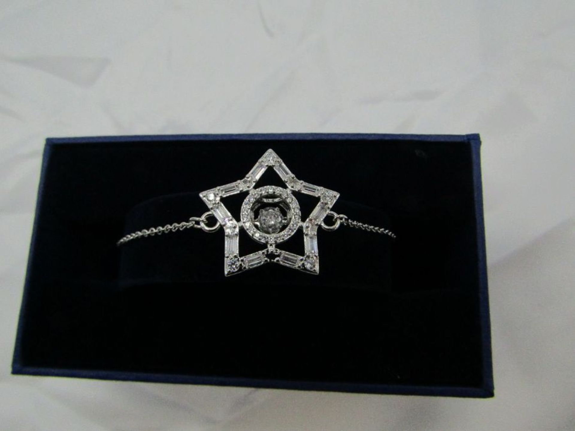 Swarovski 5617882 Iconic Silver Plated Star Bracelet, new in presentation box and gift bag. - Image 2 of 2