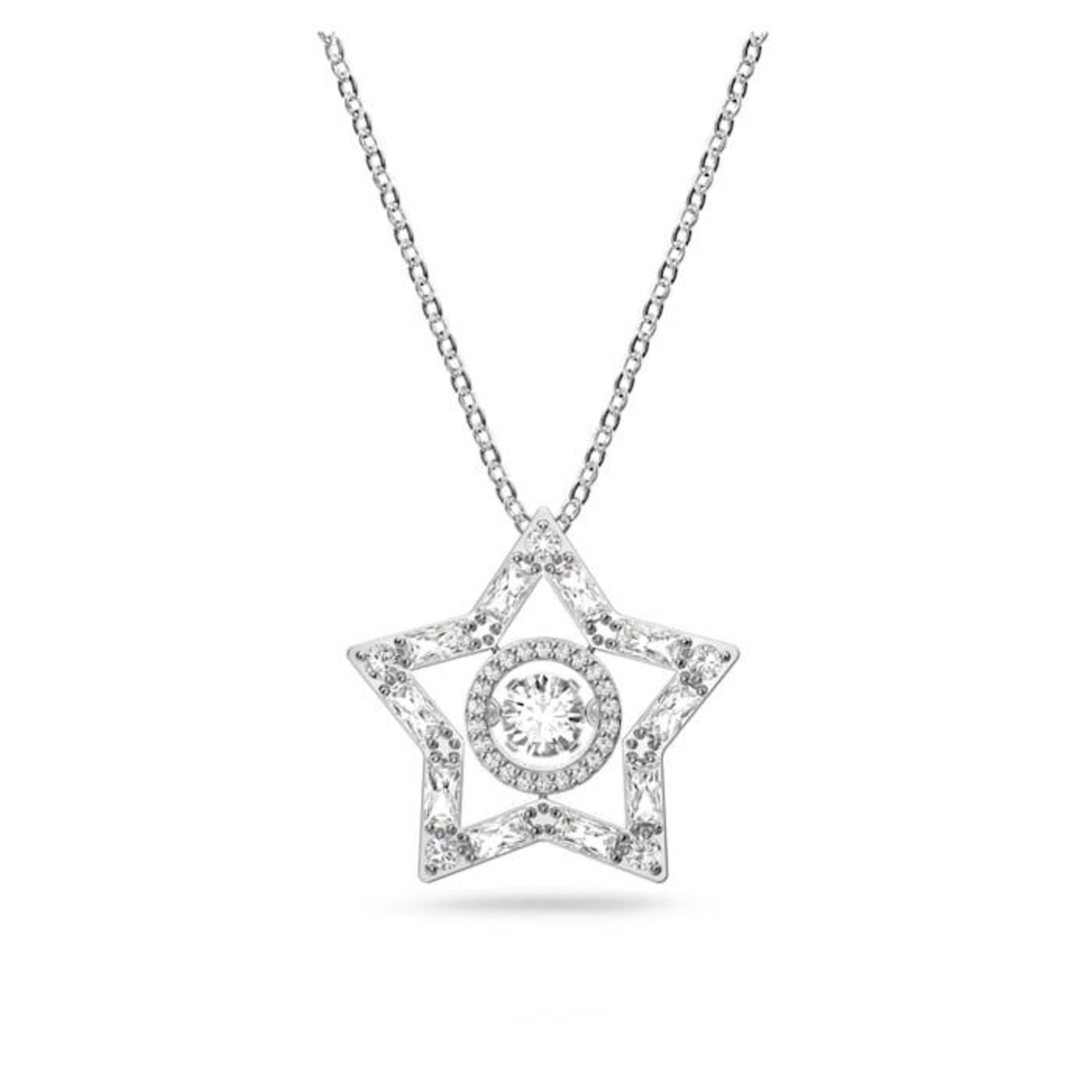 Swarovski 5617919 Stella silver metal Necklace, new in presentation box and gift bag.