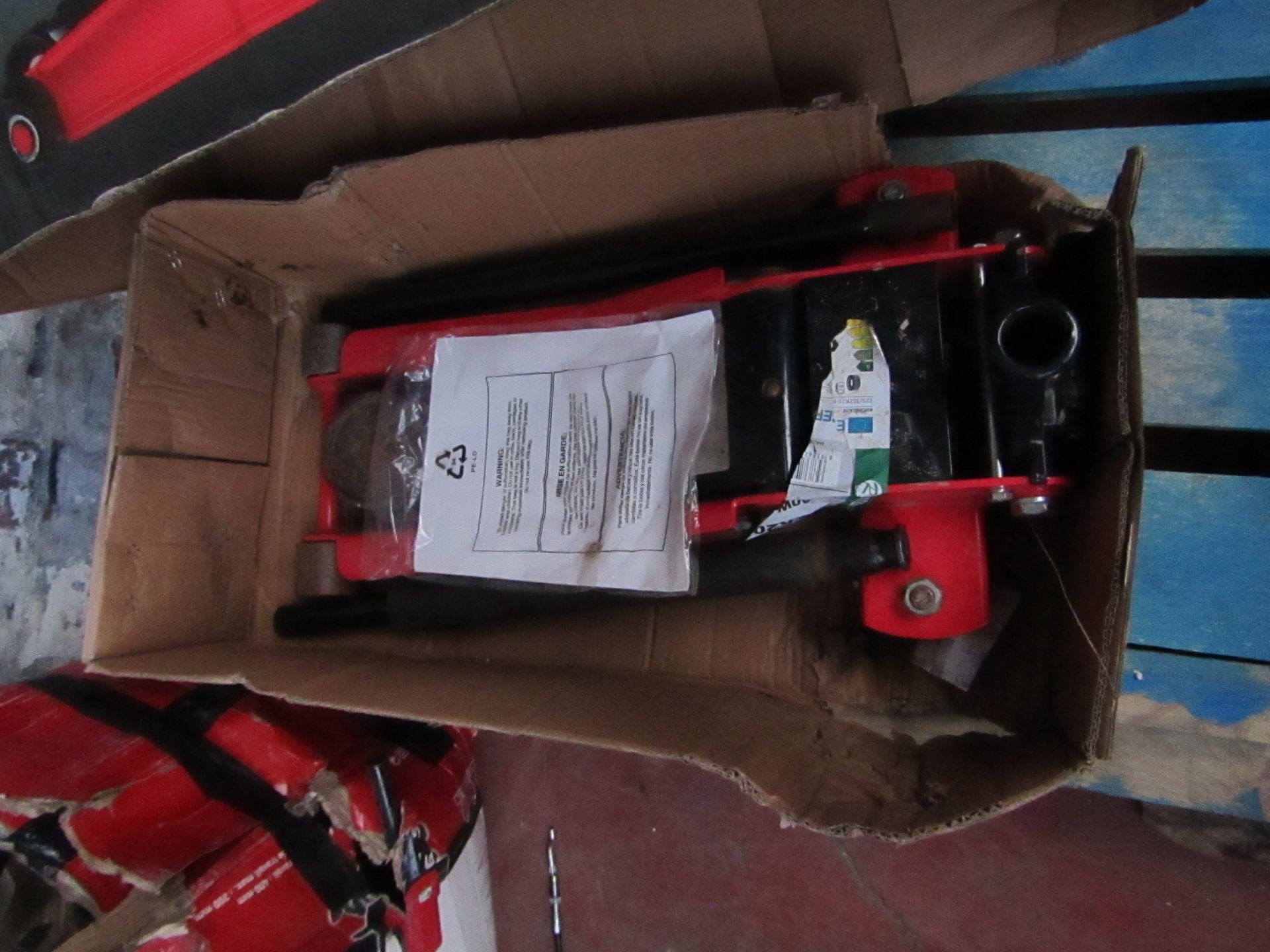 Arcan XL 2750Kg floor jack, used, unchecked boxed return