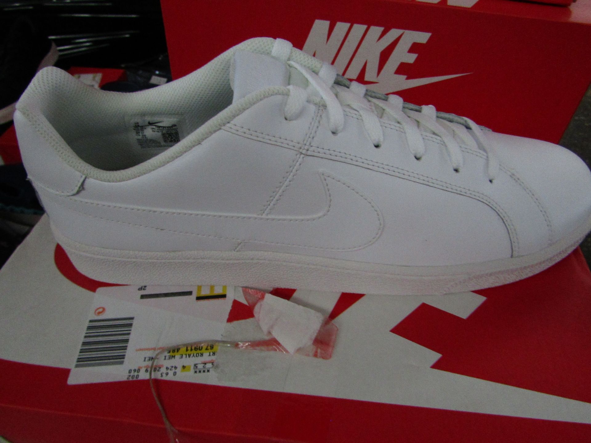 Nike Court Royale White trainers, new, Size 12.5