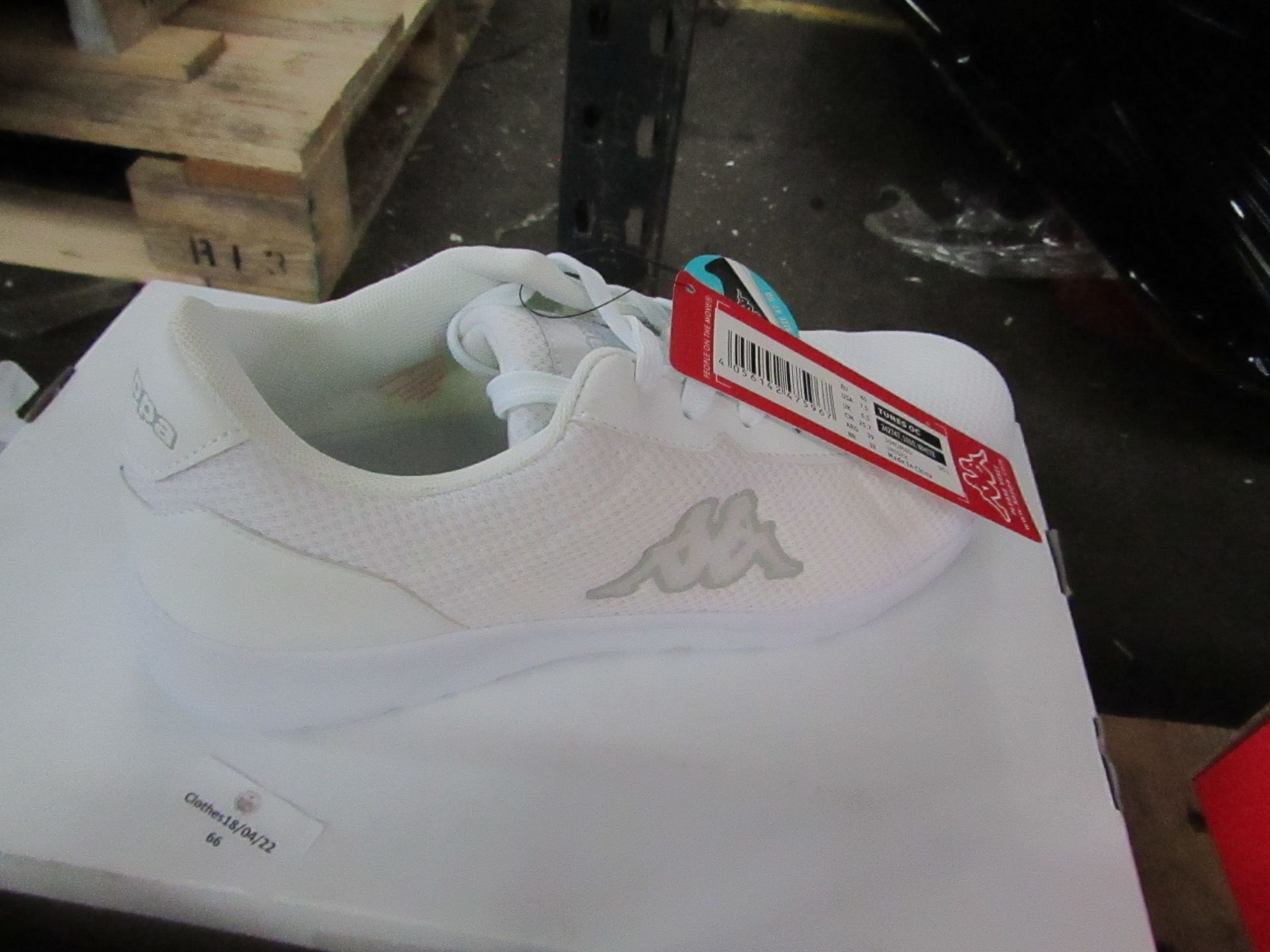 Kappa White trainers, new size 6.5