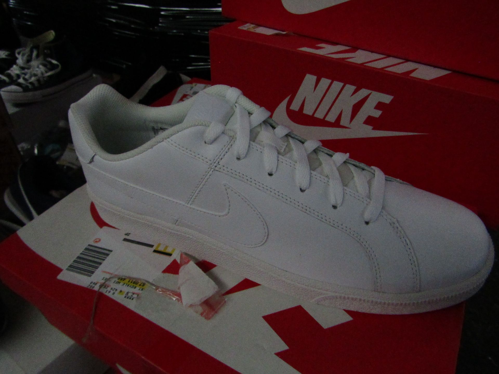 Nike Court Royale White trainers, new, Size 9.5