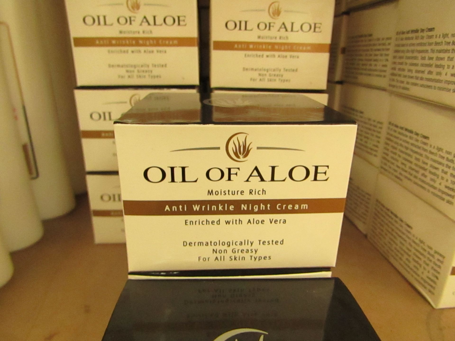 4x Oil Of Aloe - Moisture Rich Anti-Wrinkle Night Cr?me - 50ml - New & Boxed.