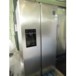 Hisense - American Fridge Freezer - Stainless Steel - F Rated - Powers On & Cold Tested Working.