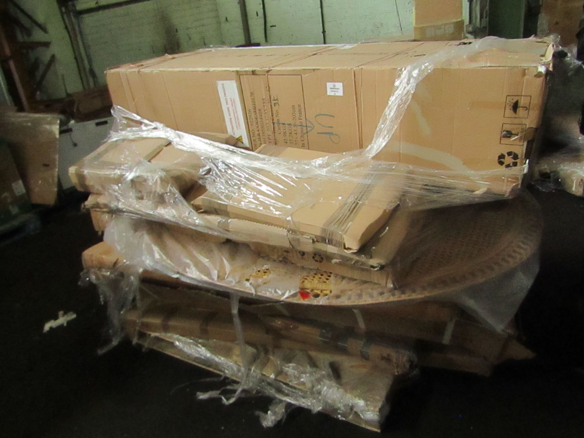 | 1X | PALLET OF FAULTY / MISSING PARTS / DAMAGED CUSTOMER RETURNS FROM LA REDOUTE UNMANIFESTED |