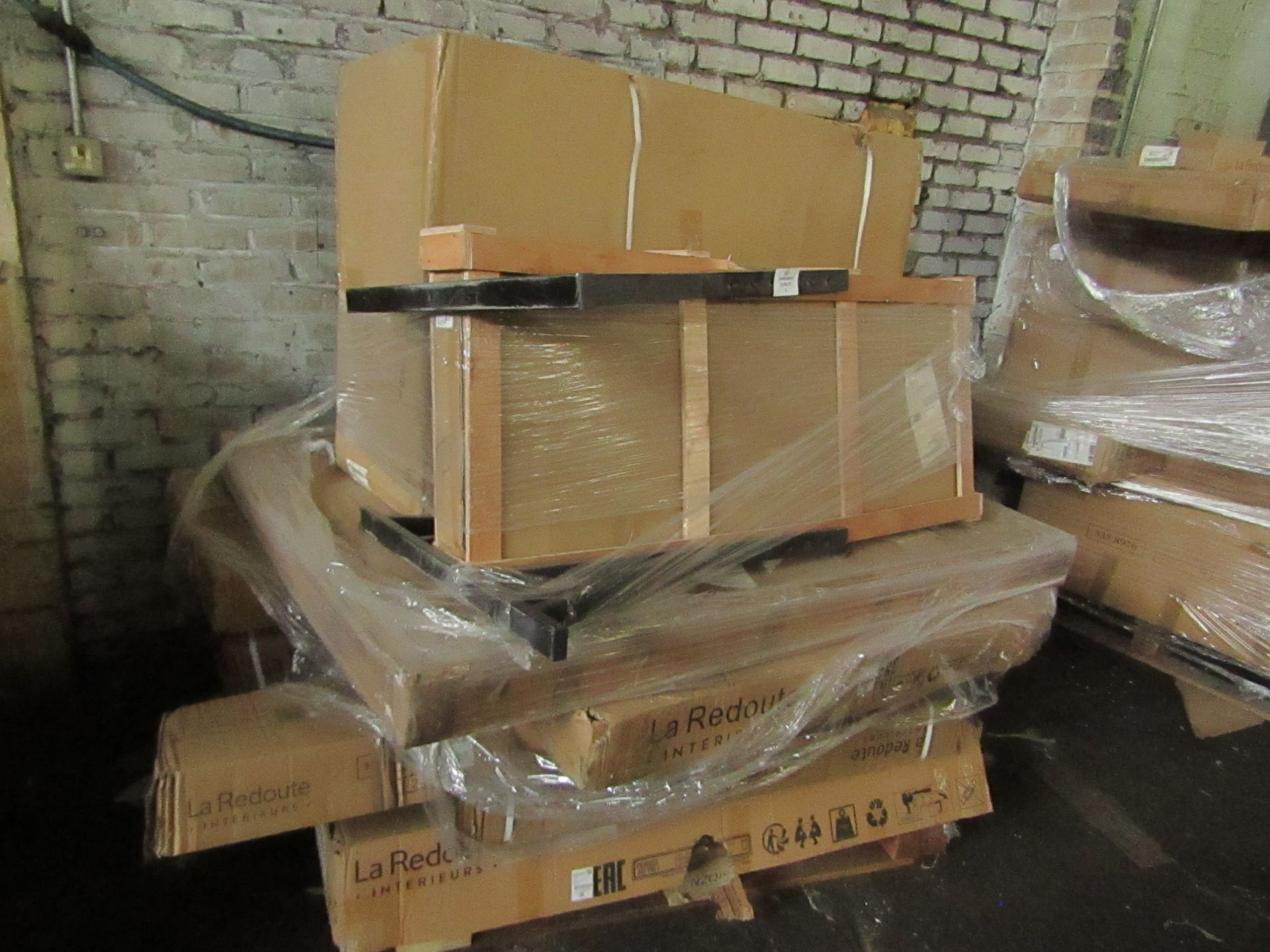 | 1X | PALLET OF FAULTY / MISSING PARTS / DAMAGED CUSTOMER RETURNS FROM LA REDOUTE UNMANIFESTED |