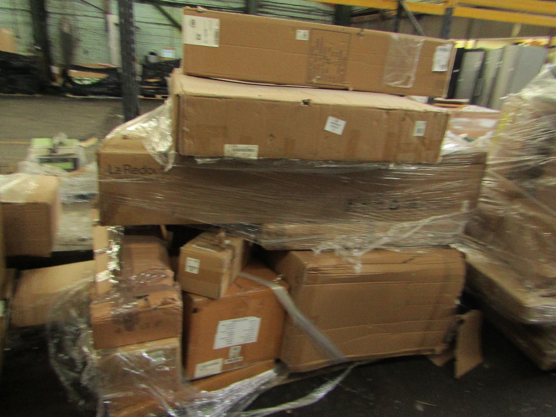 | 1X | PALLET OF FAULTY / MISSING PARTS / DAMAGED CUSTOMER RETURNS FROM LA REDOUTE UNMANIFESTED |