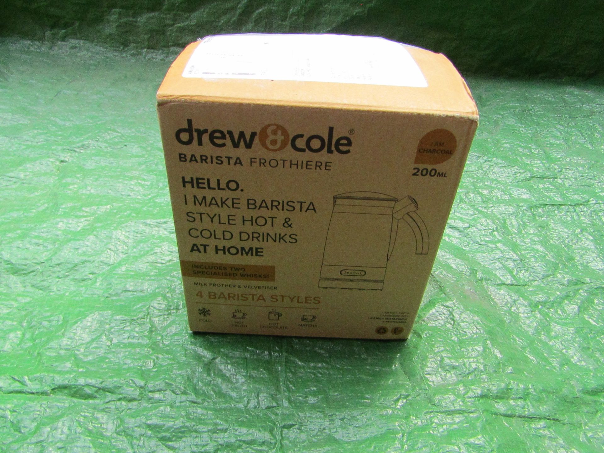 | 1X | DREW & COLE BARISTA FROTHIERE 200ML | UNCHECKED & BOXED | NO ONLINE RESALE | SKU - | LOAD REF