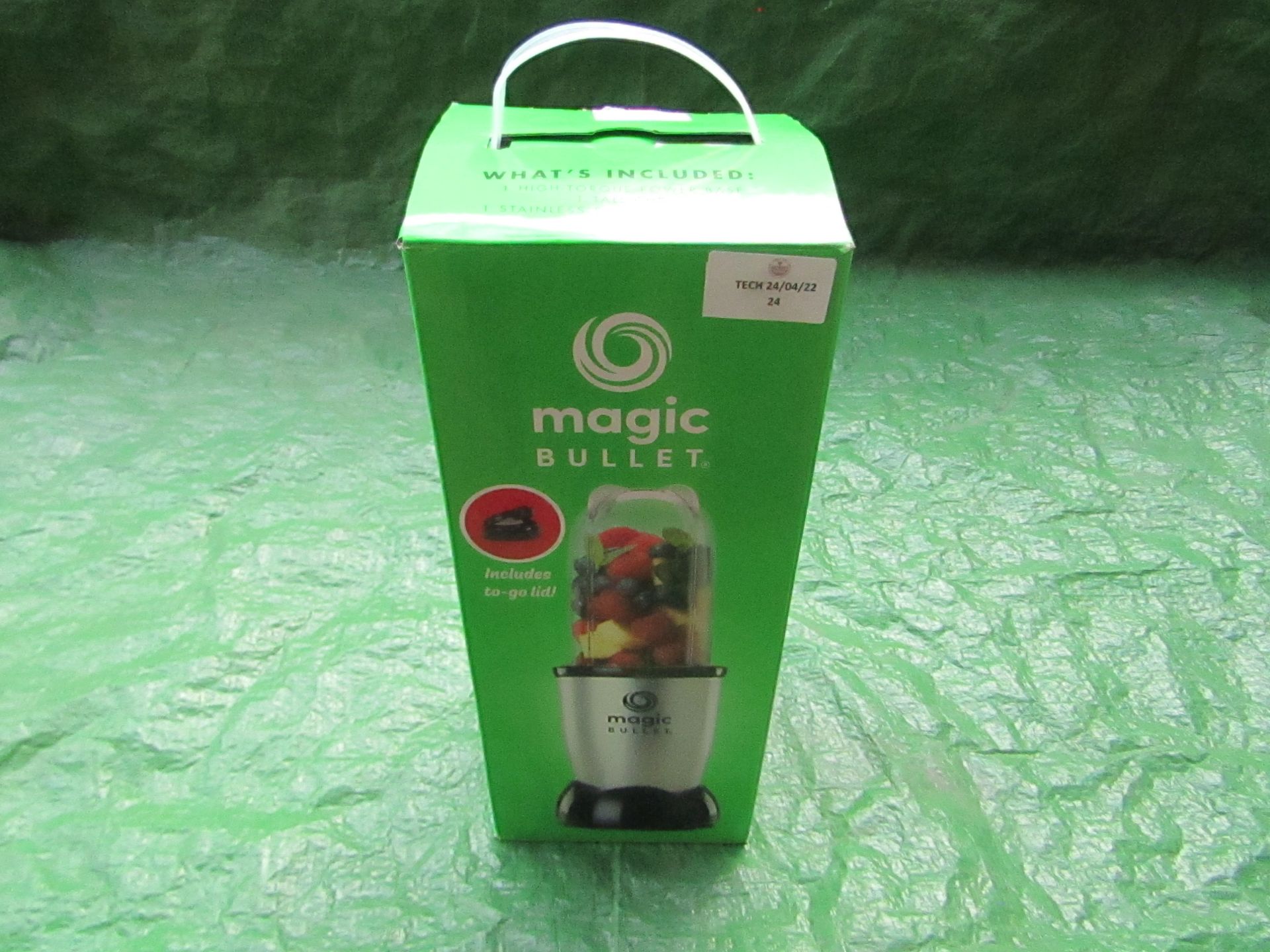 | 1X | MAGIC BULLET BLENDER | UNCHECKED & BOXED | NO ONLINE RESALE | SKU - | LOAD REF RTN785 |