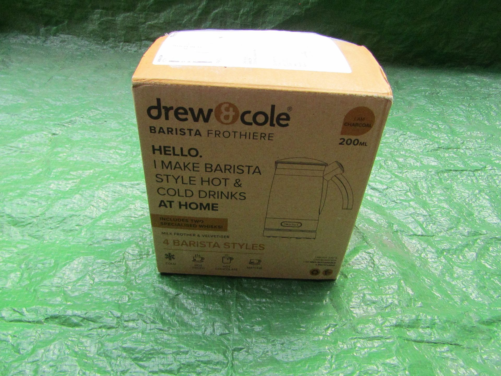 | 1X | DREW & COLE BARISTA FROTHIERE 200ML | UNCHECKED & BOXED | NO ONLINE RESALE | SKU - | LOAD REF