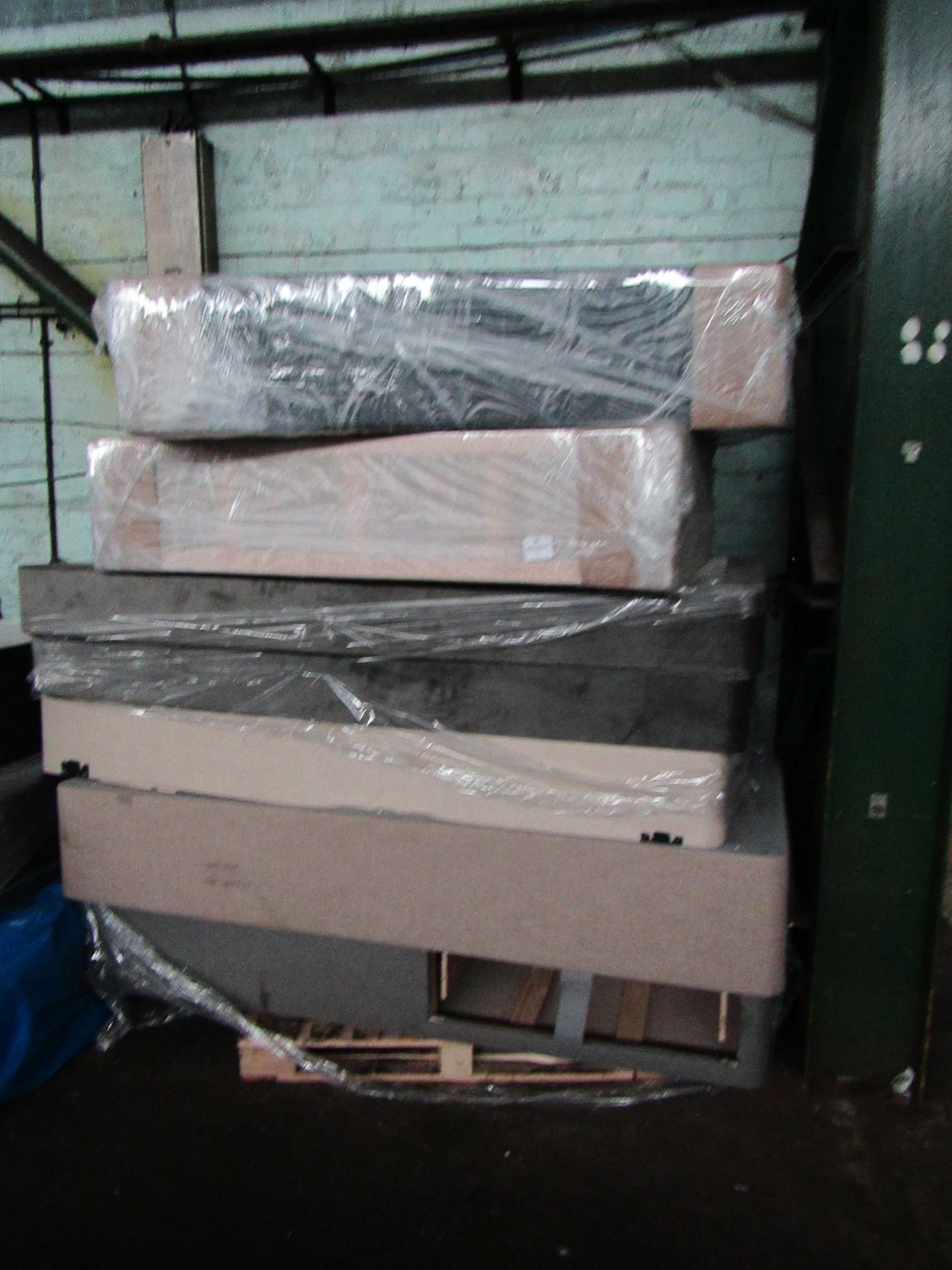 | 1X | PALLET OF FAULTY / MISSING PARTS / DAMAGED CUSTOMER RETURNS FROM CARPET RIGHT BEDS