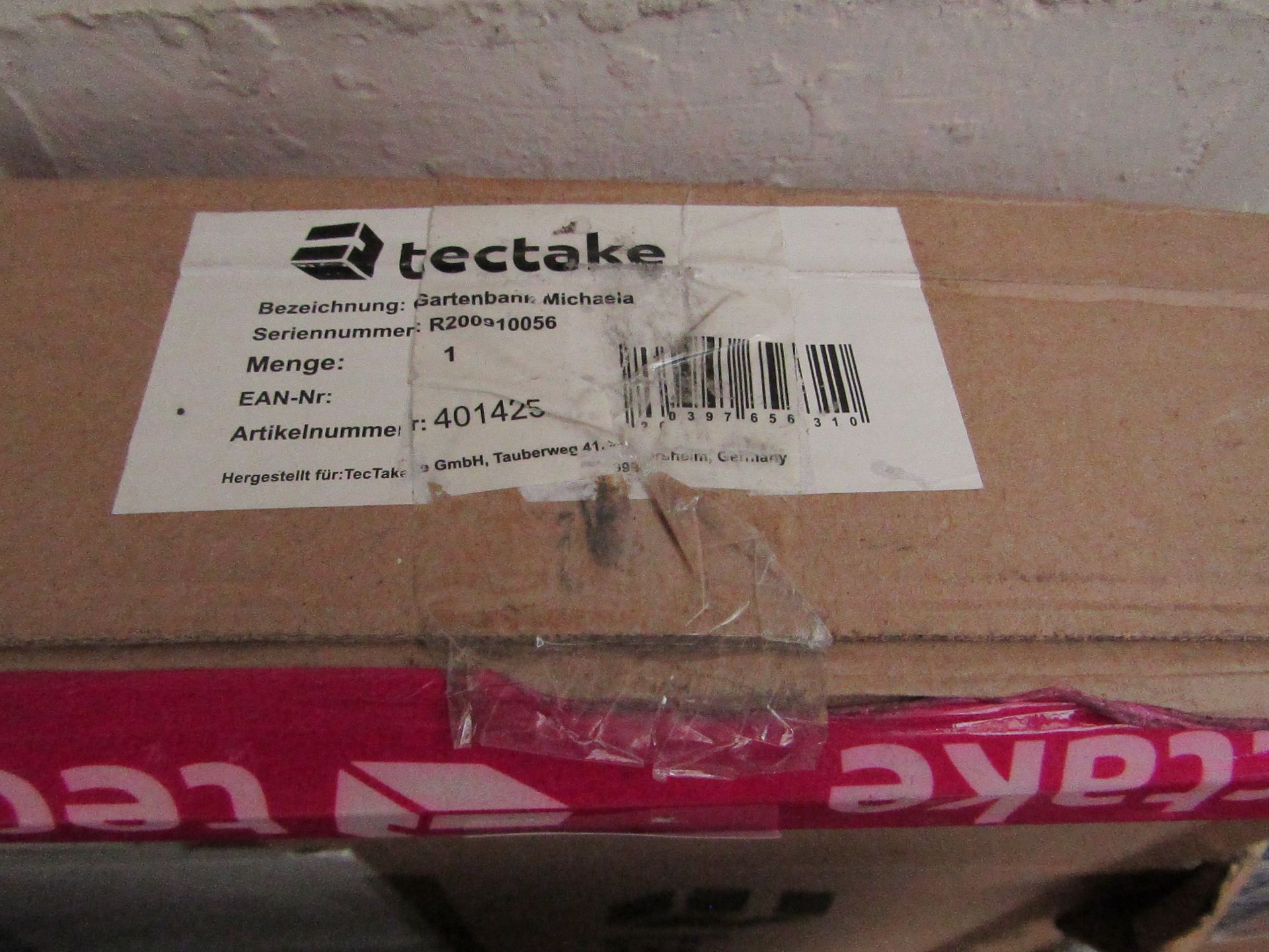 Tectake - Garden Bench Micha Brown - Boxed. RRP £50.99