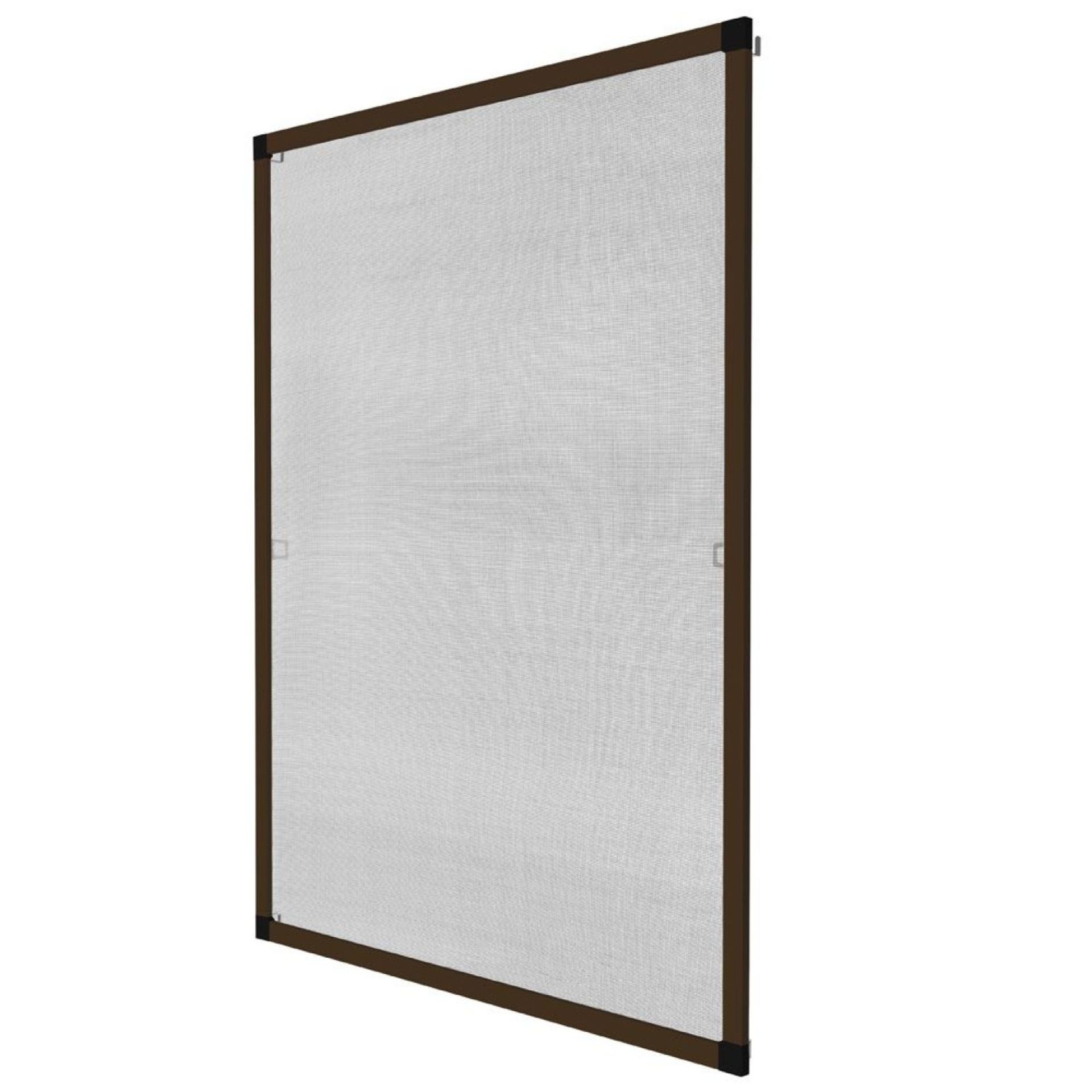 Tectake - Fly screen for window frame brown 100 x 120 cm - Boxed. RRP £23.99 - Image 2 of 2