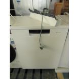 Hisense - White Dishwasher - Powers On Not Tested Full Functions Due To No Water.