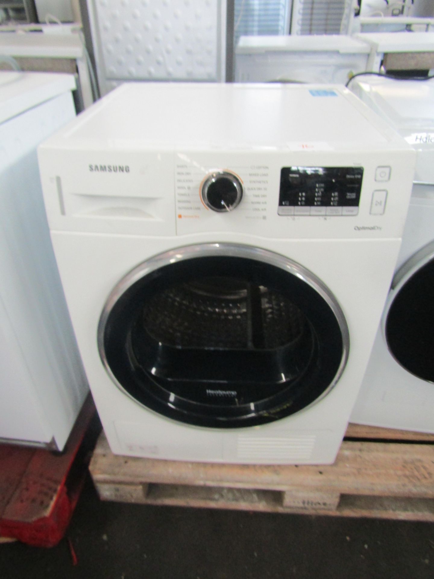 Samsung Optimal Dry Heat Pump tumble dryer, powers on but the drum doesnt turn