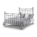 Carpetright Emily 5ft Chrome Bed Frame King RRP ?499.00 This lot is a completely UNCHECKED. We