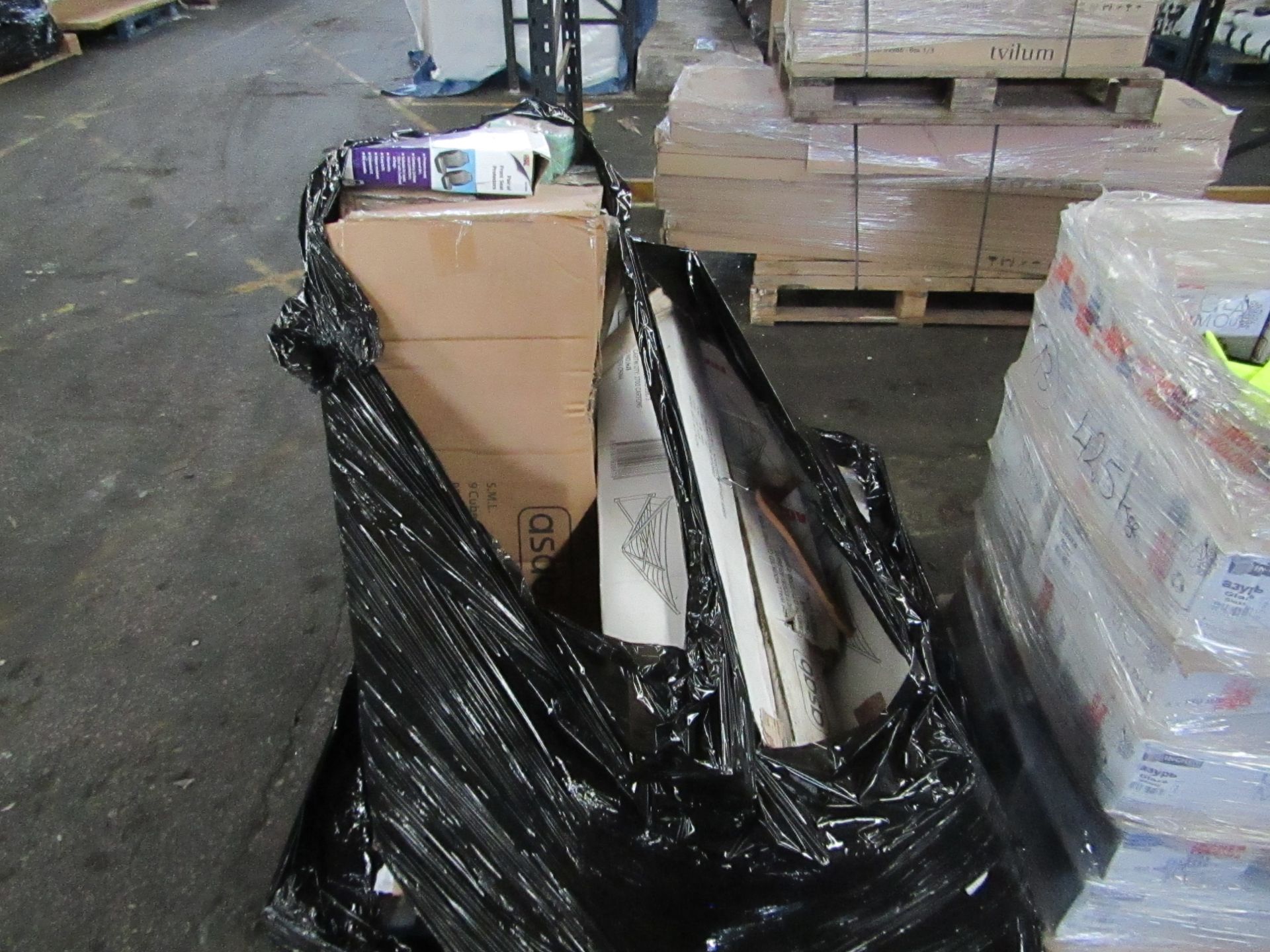 PALLET OF MIXED END OF LINE STOCK AND EX DISPLAY. ALL UNCHECKED