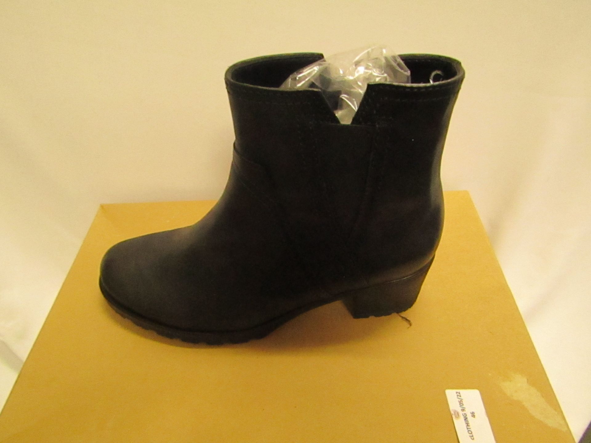 Cabor Black Ankle Boots Size 5 New & Boxed