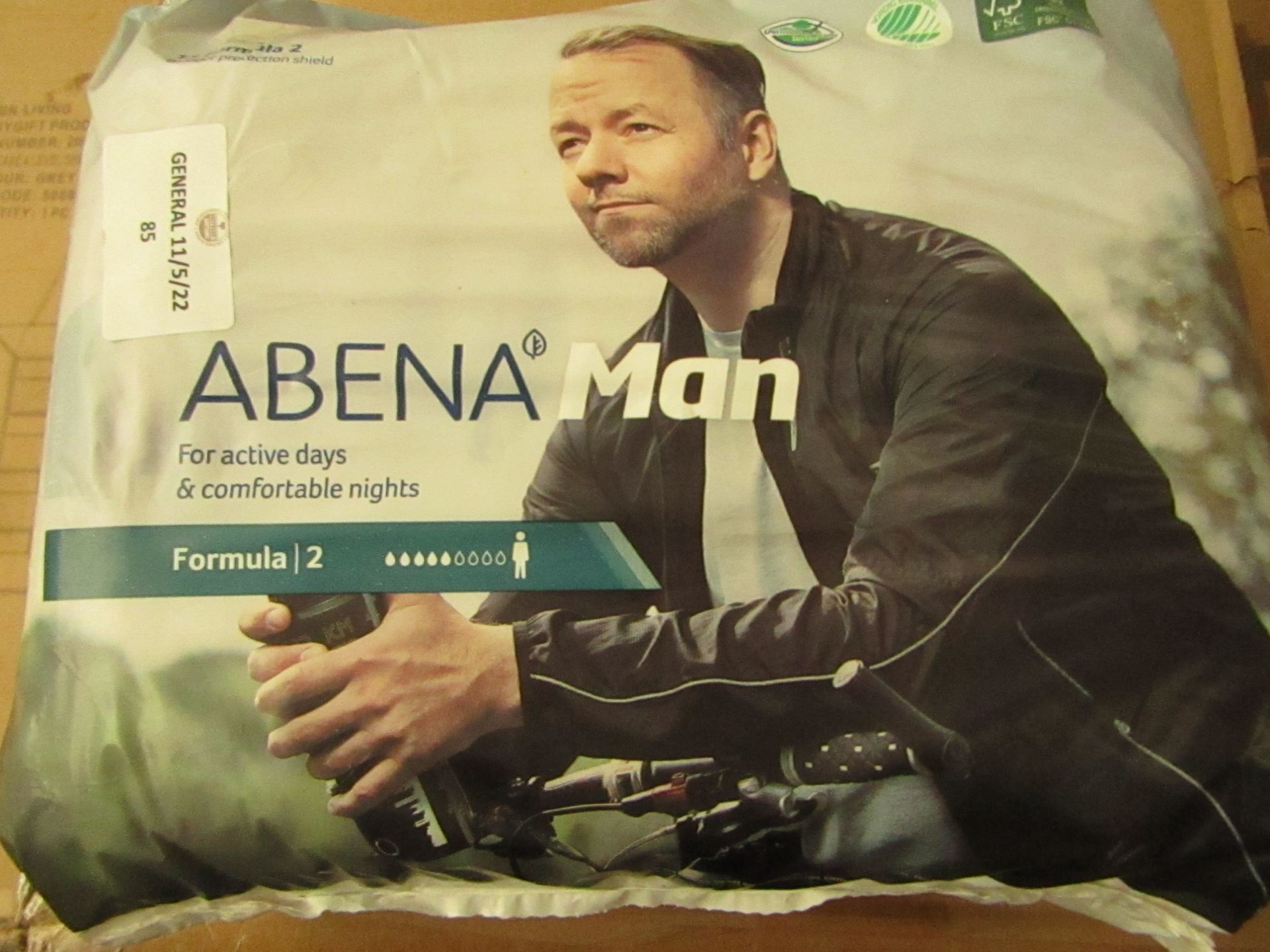 3x Packs of Abena Man Incontinence Pads - Unchecked & Packaged