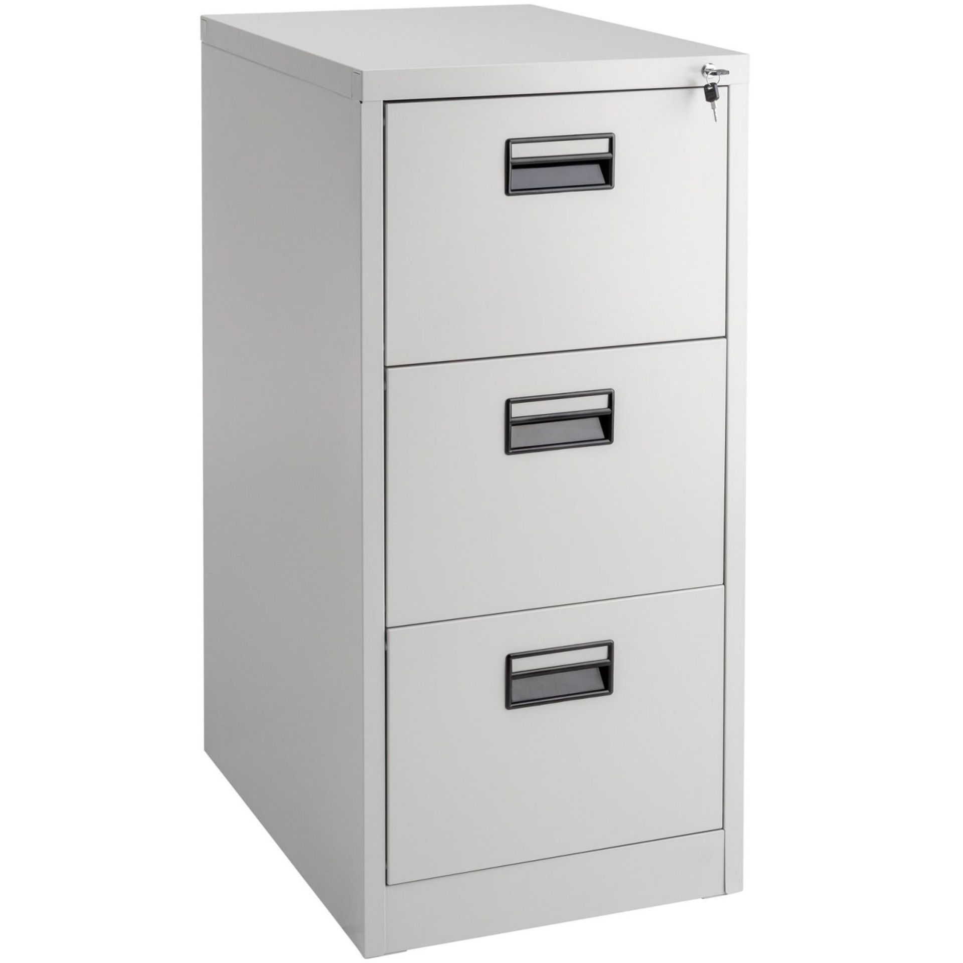 Tectake - Filing Cabinet With 3 Shelves Grey - Boxed. RRP £159.99