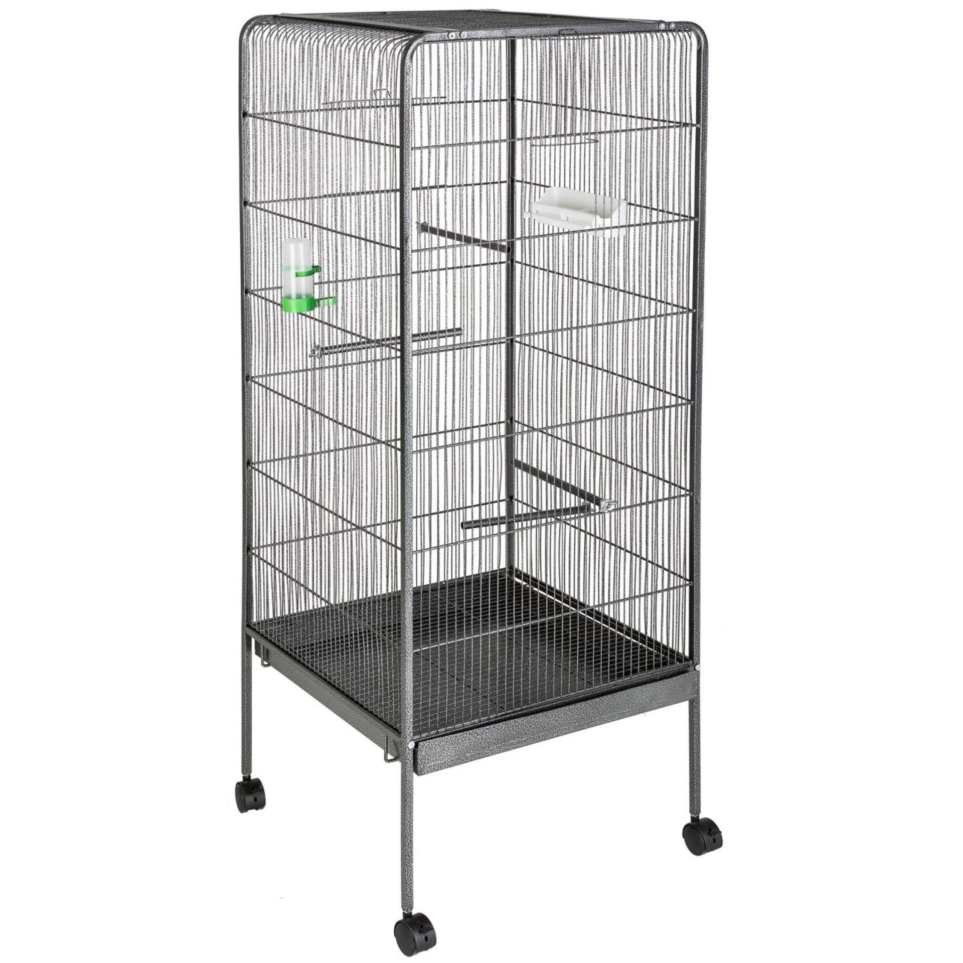 Tectake - Bird Cage 146 Cm High Anthracite - Boxed. RRP £78.99