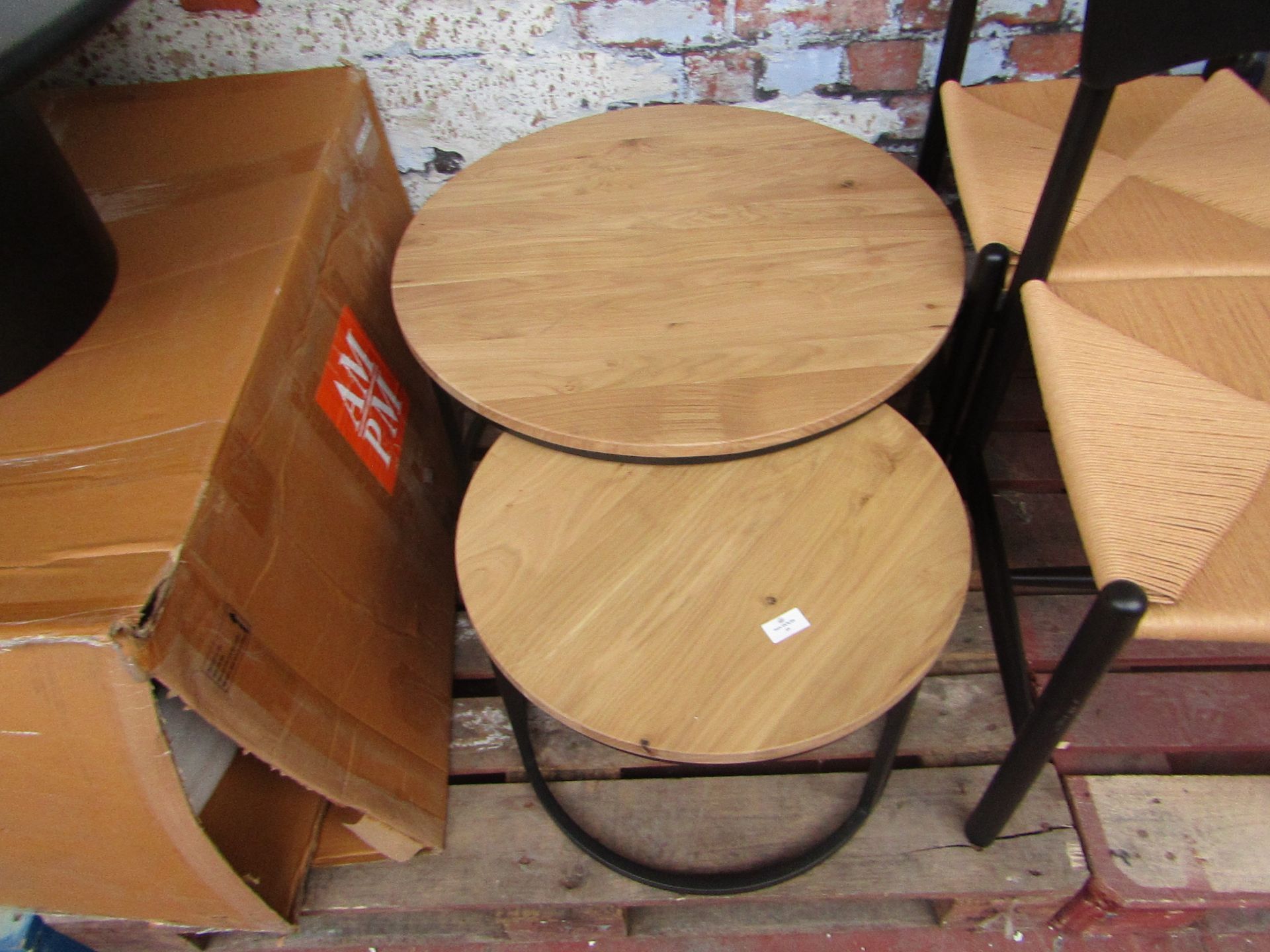 | 1X | LA REDOUTE SET OF 2 NESTING TABLES | UNCHECKED & UNBOXED | RRP £- |