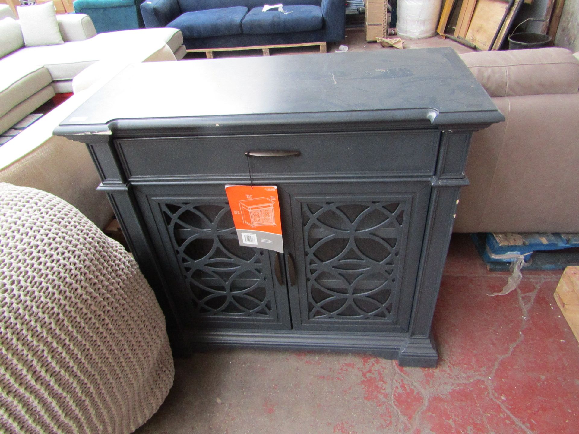| 1X | TRESANTI ACCENT CABINET, GREY | FEW SCUFFS, VIEWING RECOMMENDED | RRP £350 |