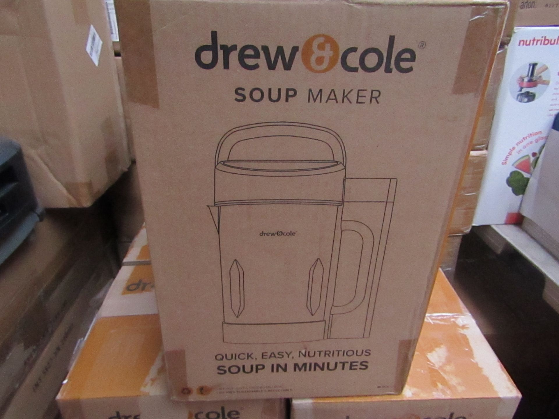 | 1X | DREW & COLE SOUP CHEF - SOUP MAKER | ITEM HAS BEEN PROFESSIONALLY REFURBISHED AND BOXED | RRP