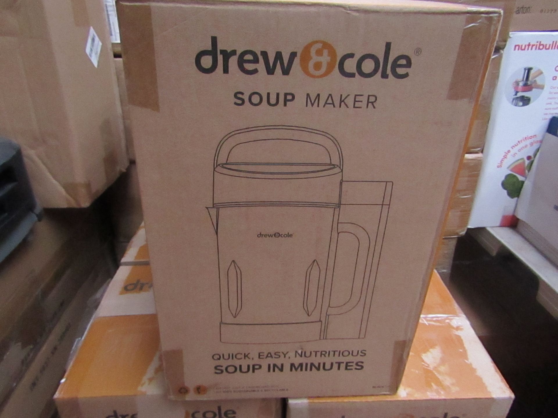 | 1X | DREW & COLE SOUP CHEF - SOUP MAKER | ITEM HAS BEEN PROFESSIONALLY REFURBISHED AND BOXED | RRP