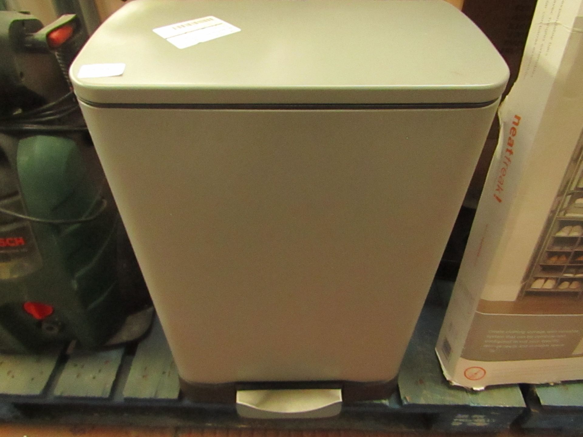 EKO - Neo-Cube Recycling Bin - Grey - Some Marks Present. RRP £69.99