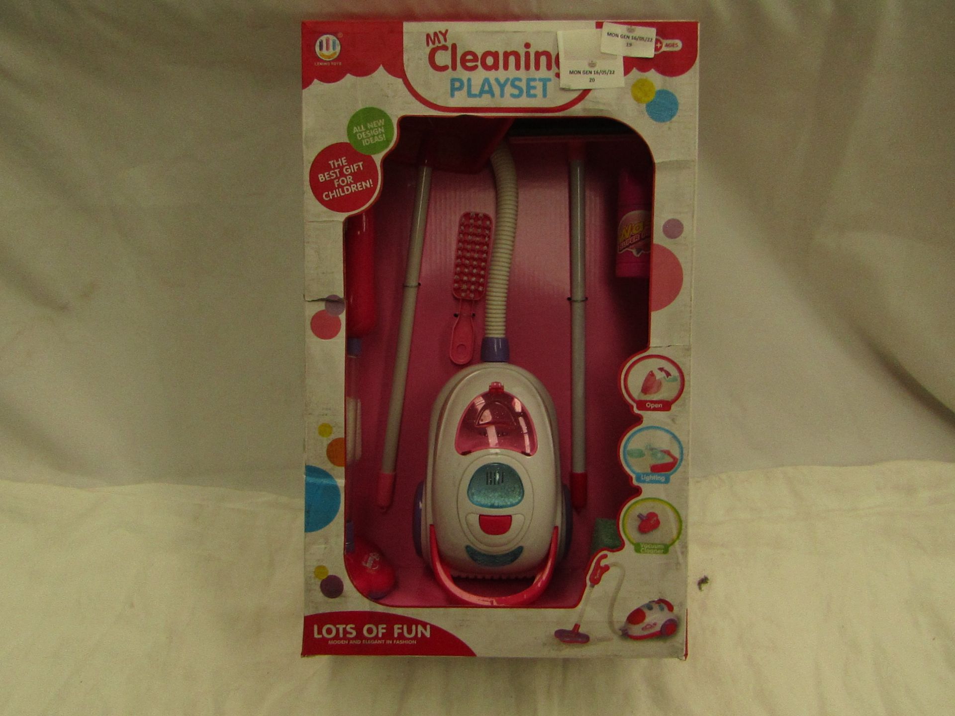 Glamour Sales - Children's Cleaning Playset - Unchecked & Boxed.