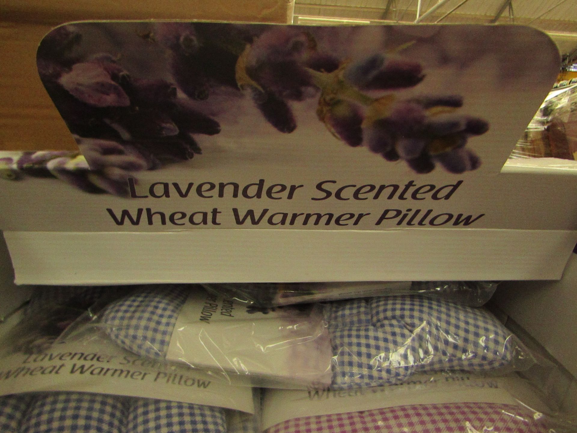 2x Lavendar Scented Wheat Pillow Warmer - Unused & Packaged.